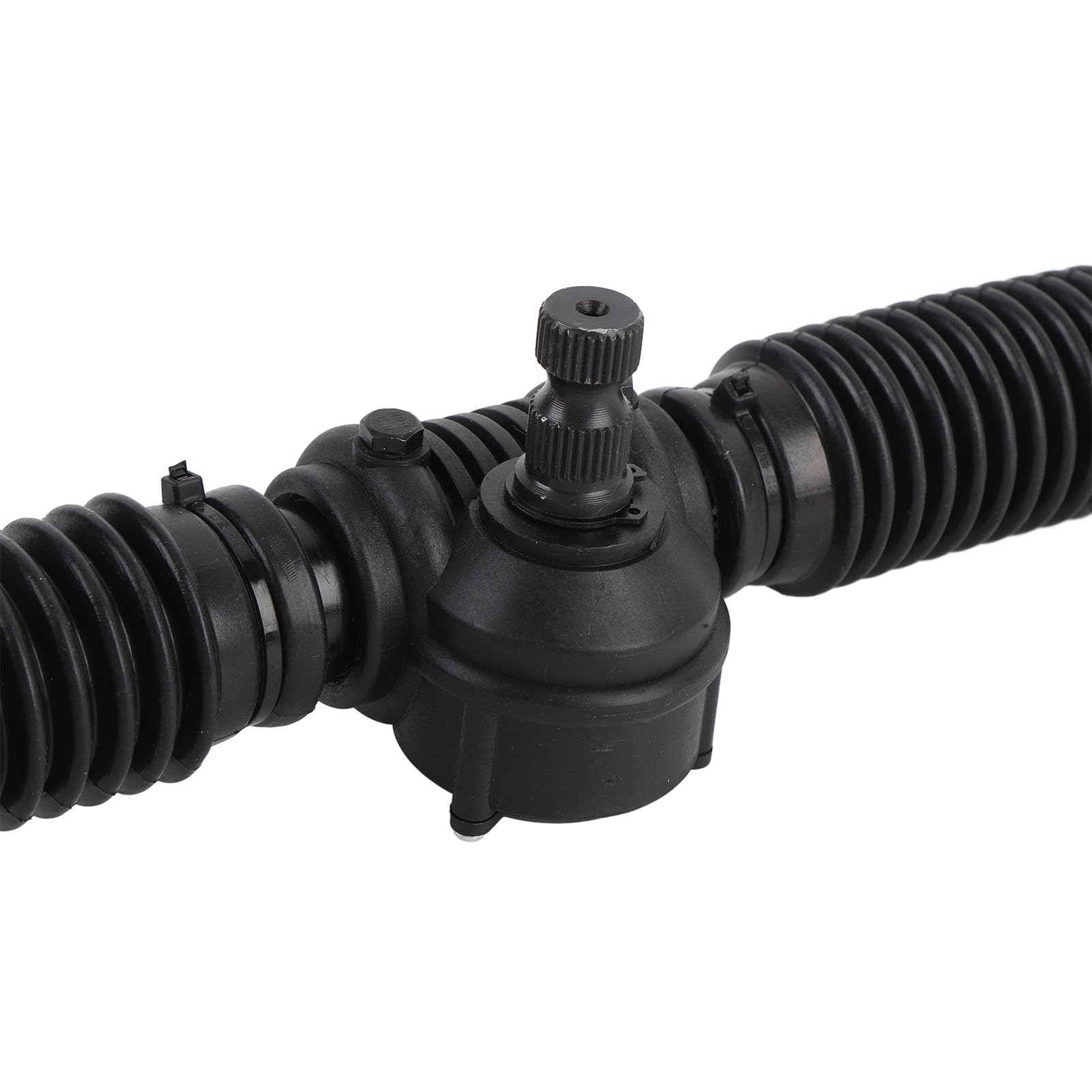 Zespół Drążka Kierowniczego i Zębnika 30T 14mm 330mm, Tuleja Odporna na Kurz ze Stopu Stali z Hydraulicznym Wspomaganiem Kierownicy, do Wymiany Gokarta DIY ATV UTV Quad