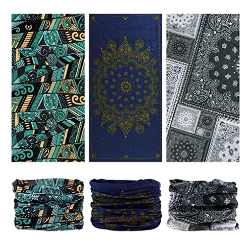 Image of VANCROWN Headband Neck Gaiter Head Wrap Headwear Face Mask Magic Scarf Bandana for Men and Women
