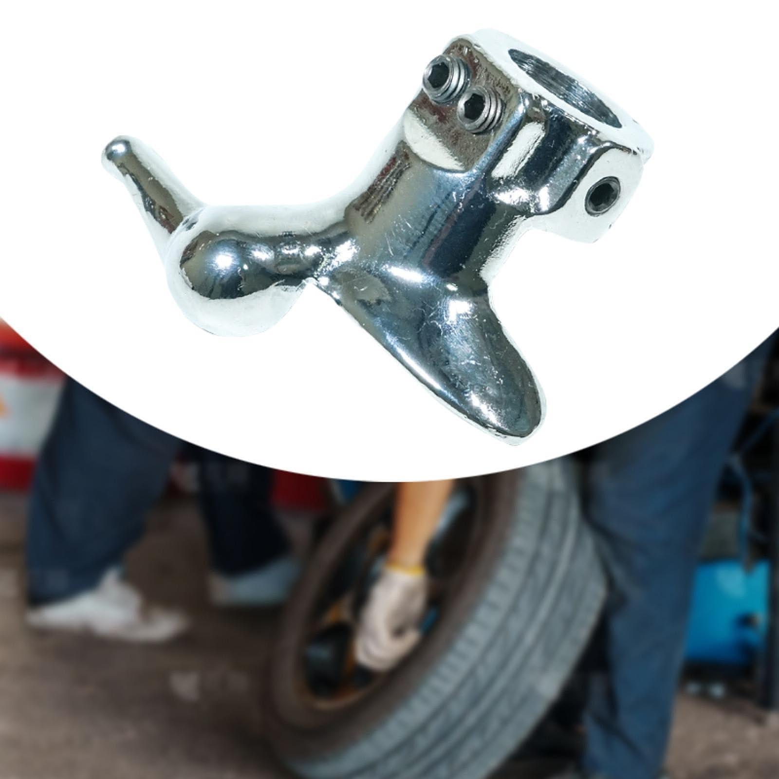 Cabezal Adaptador para Cambiador de Neumáticos de Motocicleta Remoción de Neumáticos con Material de Acero Aleado Protector Nylon Y Instalación Fácil, Adaptador de 30 Mm