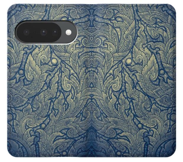 Housse Cuir Google Pixel 10 au Style Art Thaïlandais Élégant