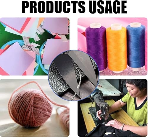 Miniatura 7 de Utoolmart Tijeras de corte de costura de 4.134 in para bordar, hilo de pescar, cortador de cuentas azul, 1 unids