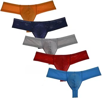 Mens Breath Hole Thong Boxer Bulge Pouch Bikini G-String Underwear T-Back Male Micro T-Back Guys Thongs