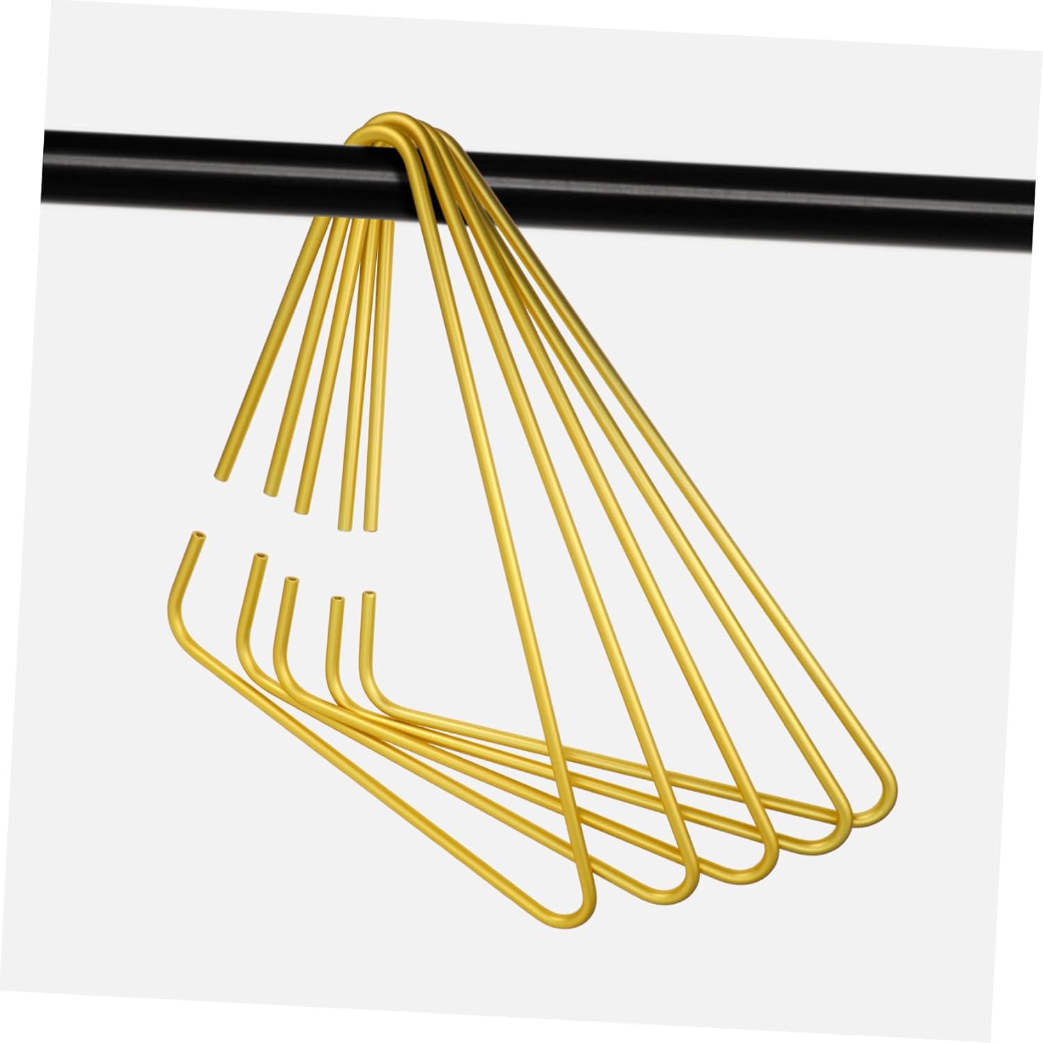 5pcs Open Hangers Space Saver Hooks for Coats Pants Blankets No Slip Design Triangle Shape Lightweight for Closet Organization