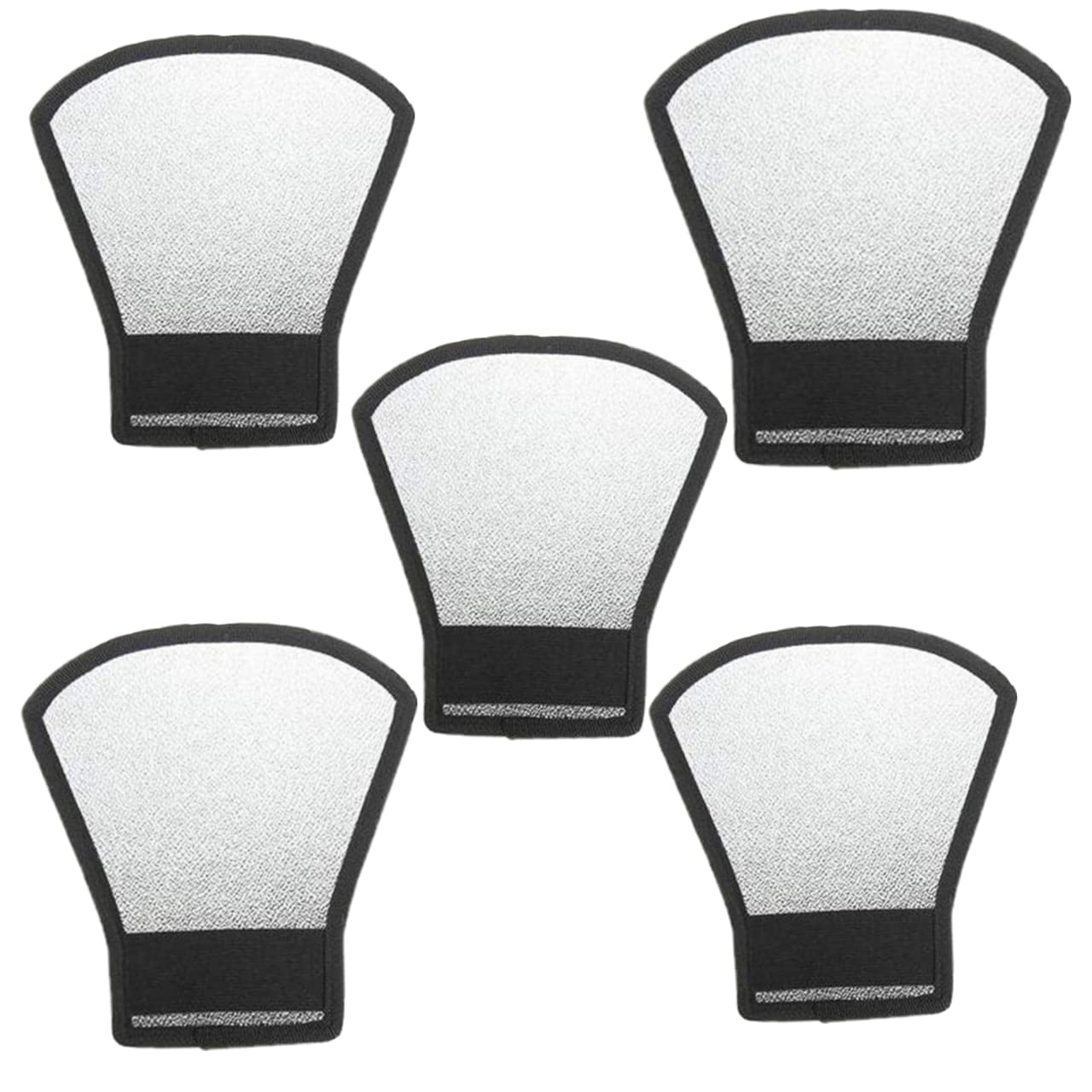 Silver White Flash Diffuse Reflector for Flash | Camera Flash for Cameras & Photography (Pack of 5)