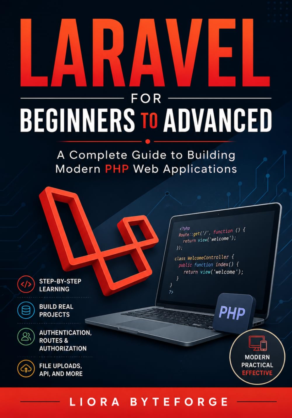 Laravel for Beginners to Advanced: A Complete Guide to Building Modern PHP Web Applications