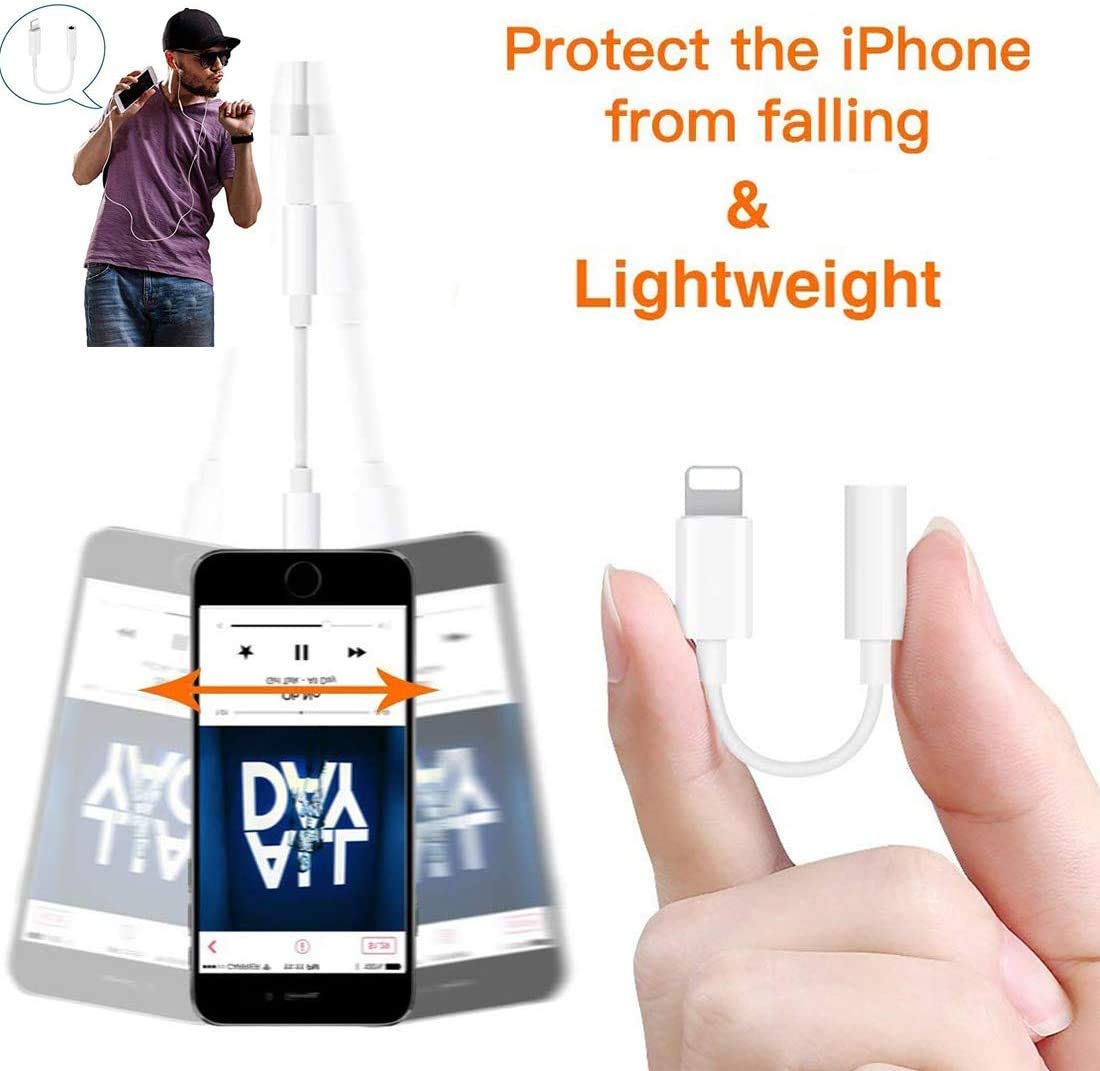 Dropship Lightning To 3.5 Mm Headphone Jack Adapter; 3 Pack IPhone 3.5mm Headphones/Earphones Jack Aux Audio Dongle Adapter Compatible For IPhone 14- 7; Support All IOS To Sell Online At A Lower Price