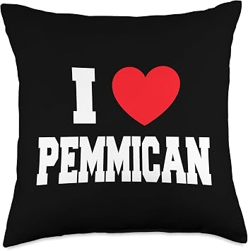 I Love Pemmican Throw Pillow