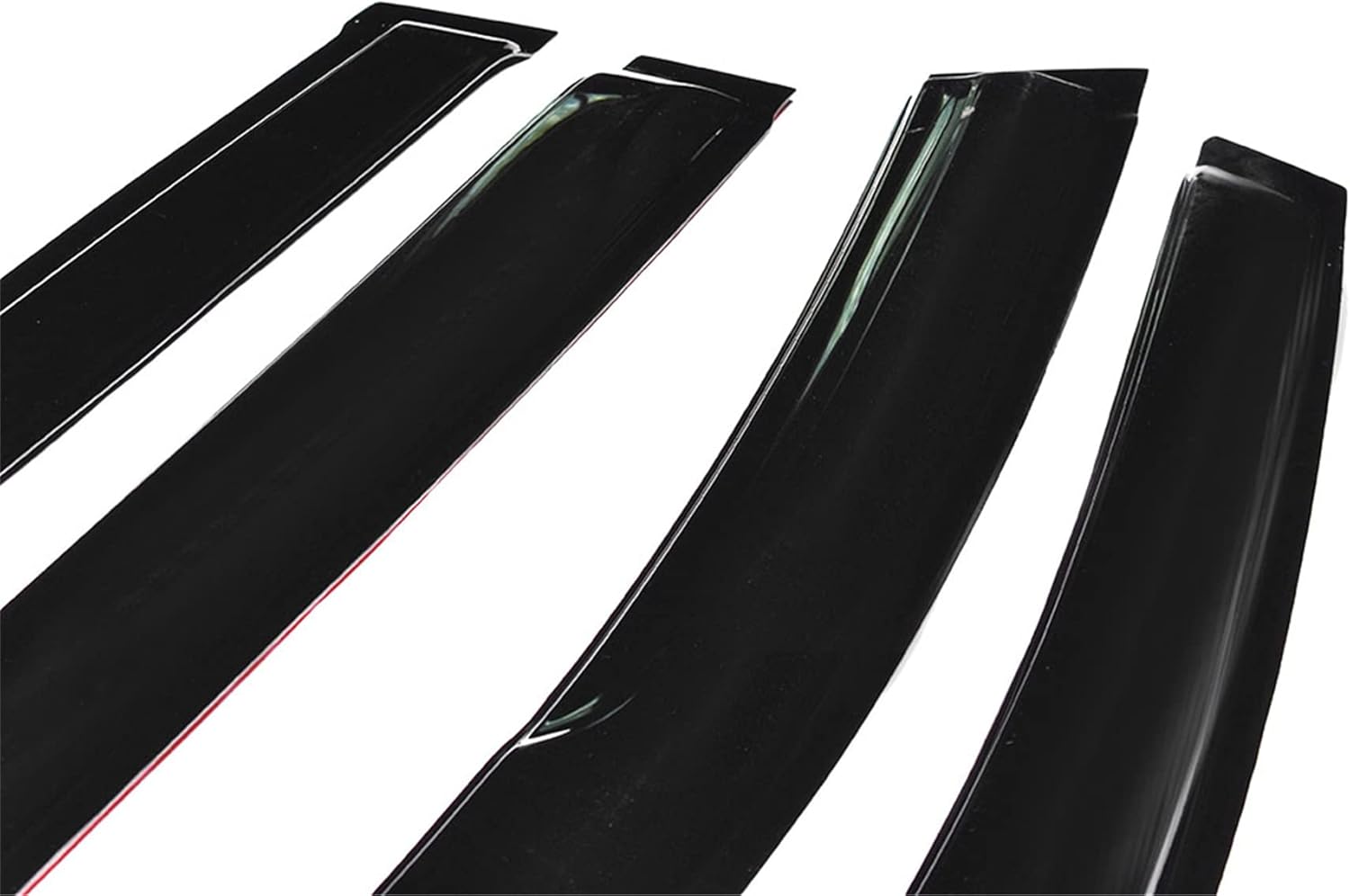Silscvtt Window Visors Shade Sun Rain Wind Guards Deflectors Cover Acrylic Outside Replacement for Sienna 2004-2009