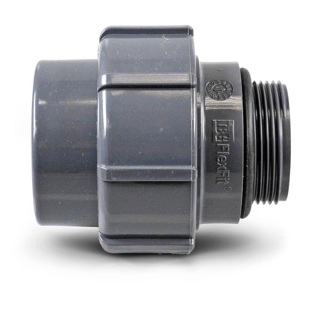Pool- Anschluss-Set 12,0 m Flexfit Flexibler PVC Druckschlauch Ø 50mm + Fittinge