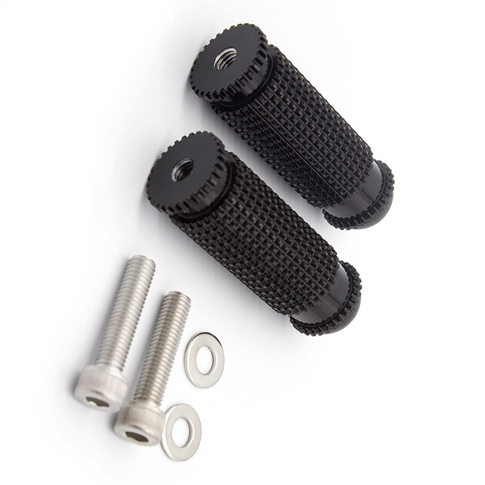 Pédale repose-pieds moto en alu noir anodisé à grip maximal pour Ducati Diavel 11-16