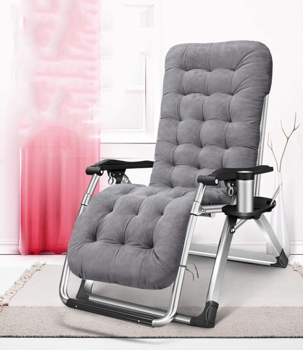 Sun Lounger Garden Chairs Folding Chair Camping Chairs Patio Chairs Reclining for Heavy People Oversize Zero Gravity Lounger Outdoor Beach Lawn Camping Portable Chair with Cushions