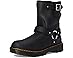 Dr. Martens Kid's Collection Genaya Rigger Boots (Big Kid) - Front View