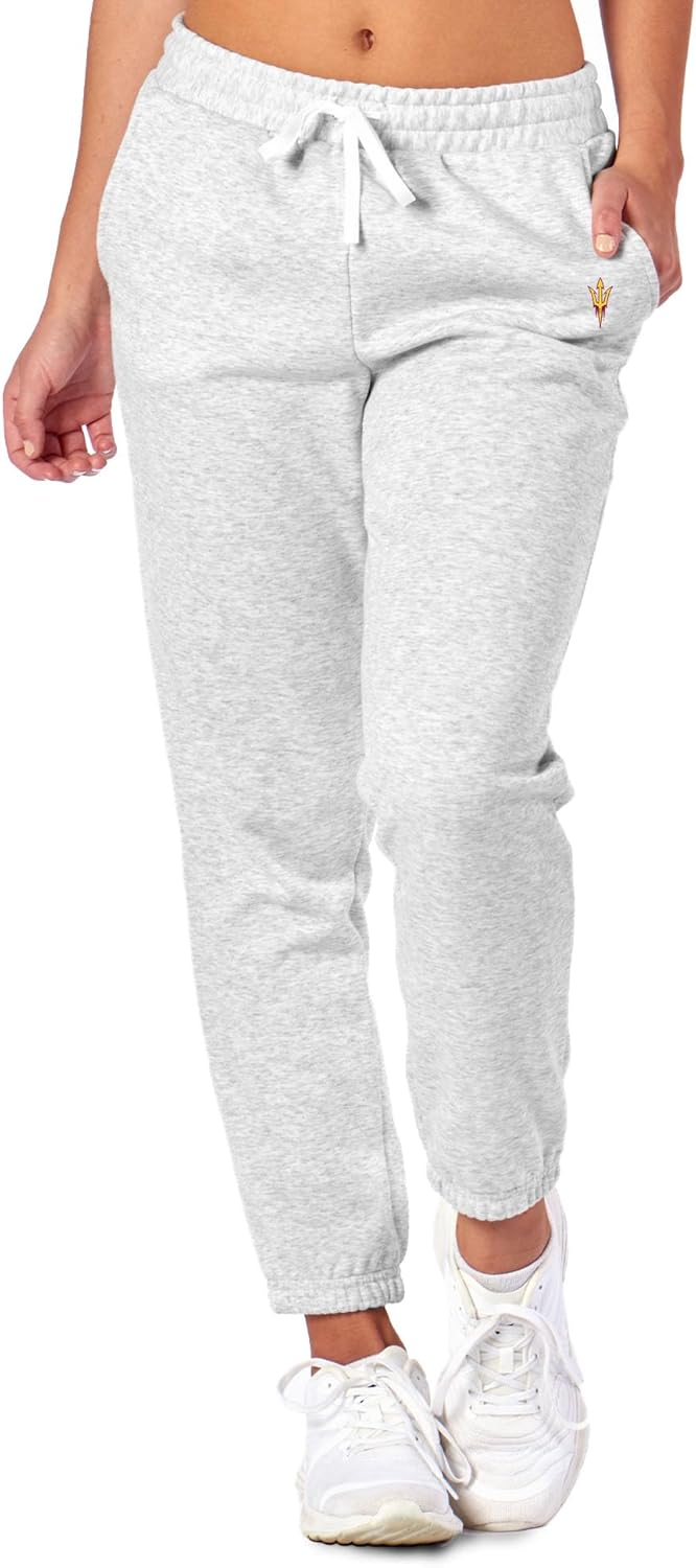 NCAA Women's Tapered Joggers with Pockets, Comfort-Fit Lounge Pants, Stretch Athletic Sweatpants for Running, Travel, Yoga - Image 2