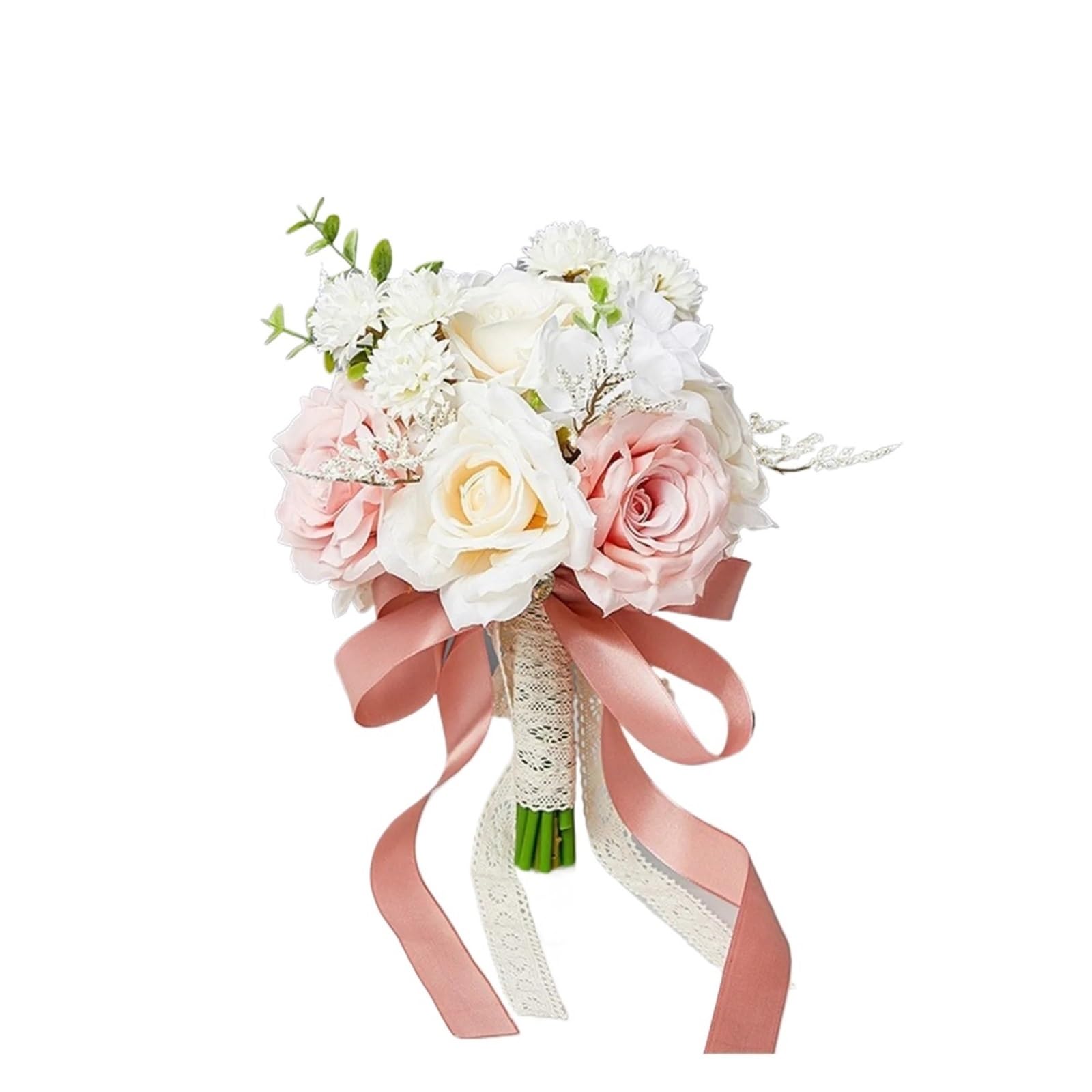 Giveduno Artificial Rose Wedding Bouquet