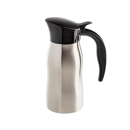 TableCraft 12684 24 oz (0.7 L) Stainless Steel Coffee Creamer,