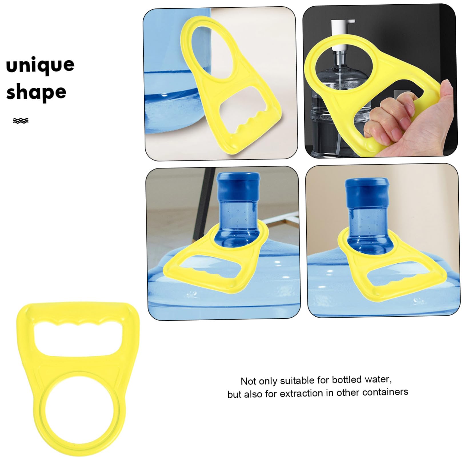 Sollevatore Per Bottiglie D'Acqua WOONEKY - Maniglia Ergonomica Per Brocche Da 5-10 Litri, Trasporto Facile - Foto 10