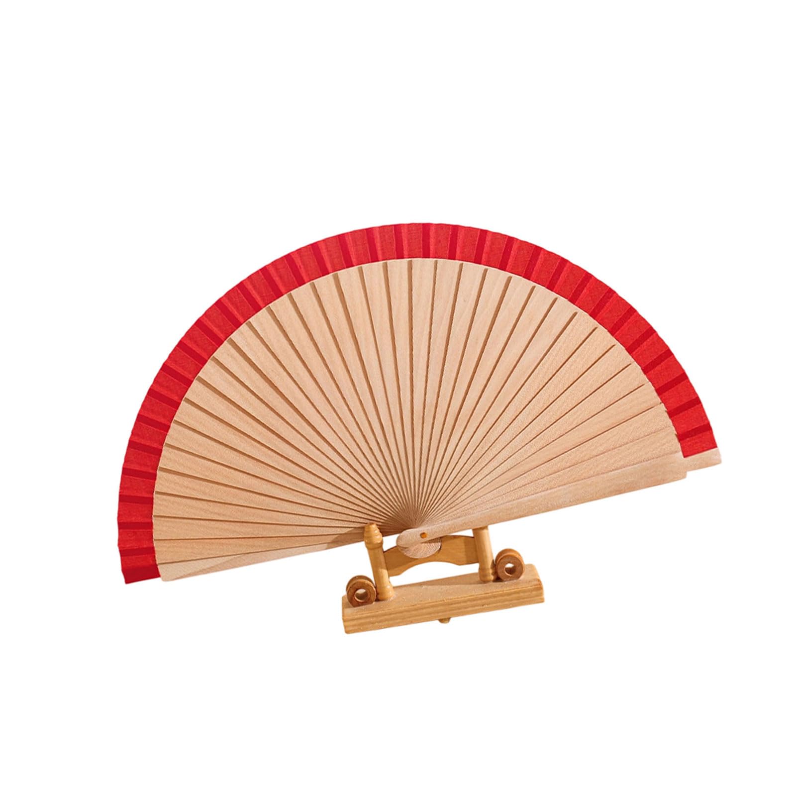 our fave Decorative Hand Fan, Folding Wooden Fanned Foldable Handheld Fanned for Photography Props, Dance Home Decors Wooden Wood Handheld Folding