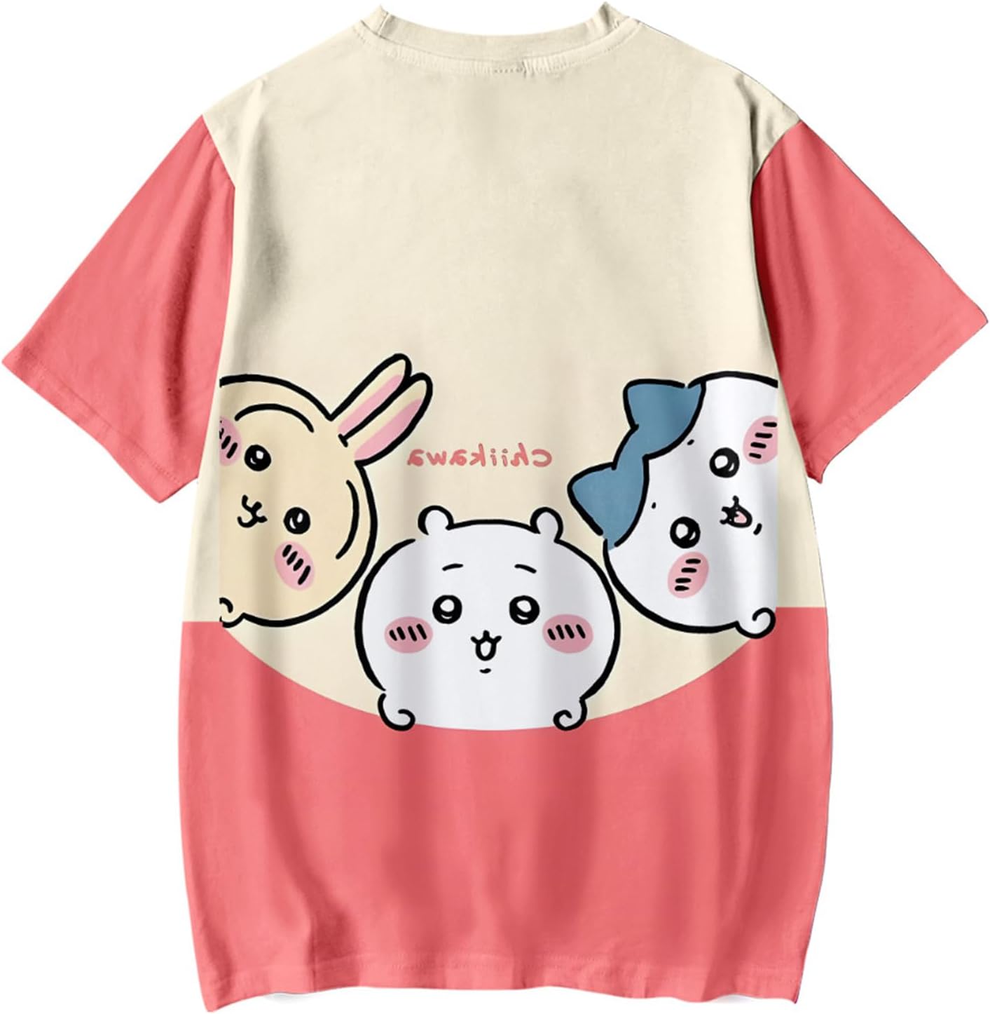 ISaikoy Anime Chiikawa T-Shirt Hachiware Short Sleeve Tee Shirt Sweatshirt Costume