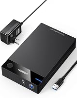 Carcasă externă UGREEN pentru hard disk de 3,5 inchi, 20TB, USB 3.0, UASP, 5Gbps, pentru unități HDD și SSD SATA I II III, cu sursă de alimentare, pentru WD, Toshiba, Seagate 1