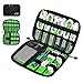 Produktbild DAMIGRAM Elektronikzubehör Aufbewahrungstasche Tragbare Reisetasche Organisator Kabelaufbewahrungsbeutel mit Doppelschichte Tragetasche für Powerbank, Festplatte, USB Sticks, Kabel