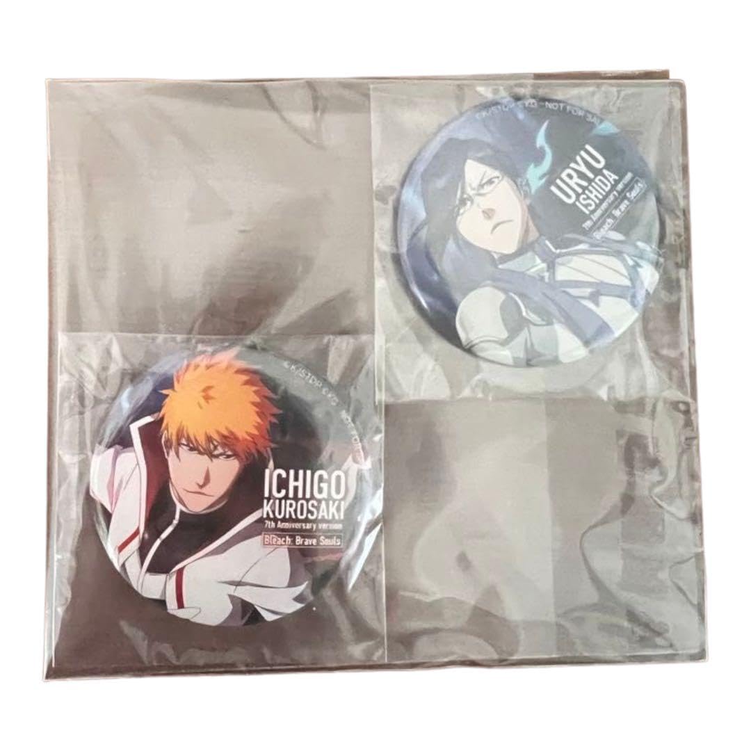BLEACH ブリーチ ブレソル 当選 缶バッジ 黒崎一護 石田雨竜 難あり BLEACH ブレソル 当選缶バッジ 黒崎一護&石田雨竜 - メルカリ