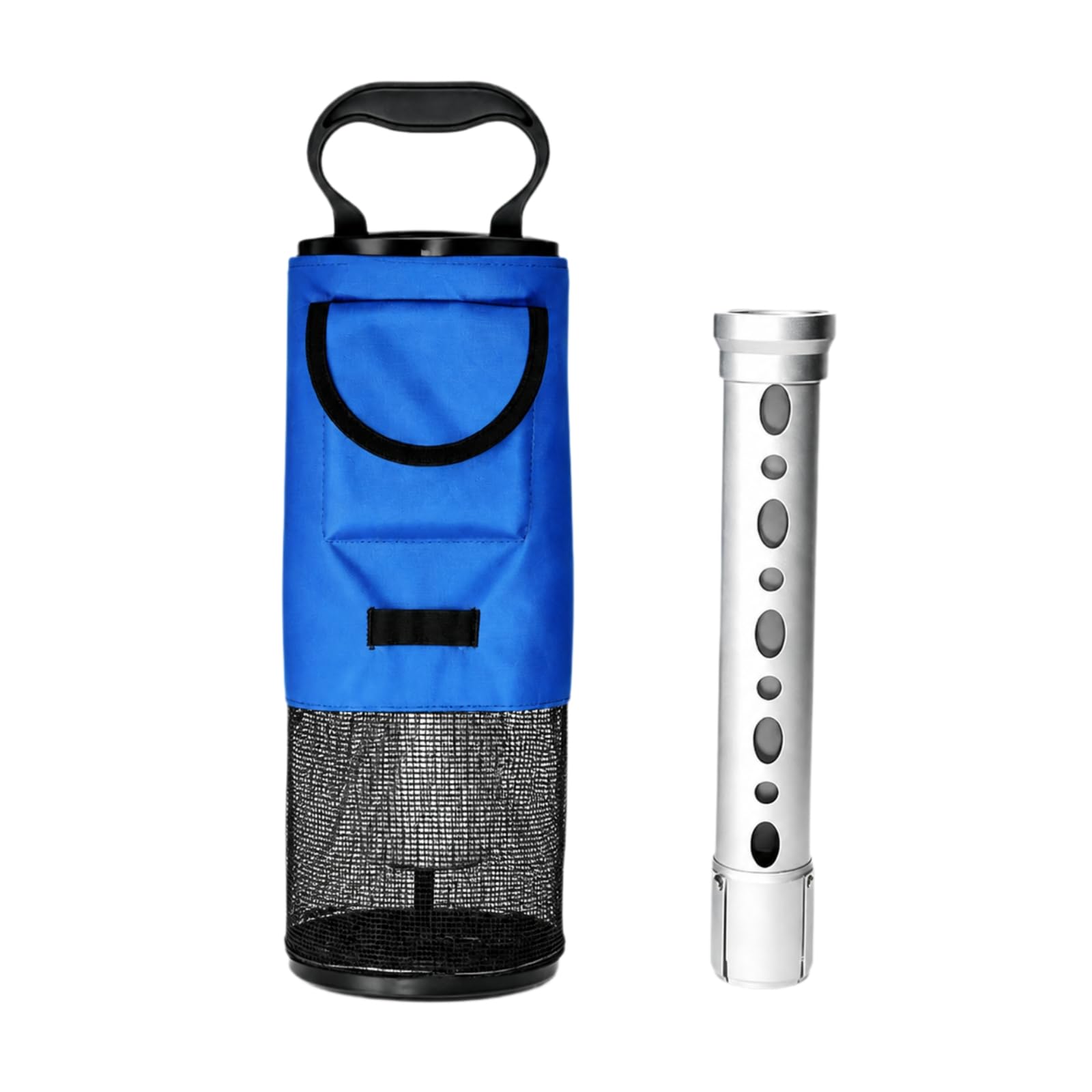 Qianly Raccoglitore di Palline da Golf Leggero Sacco Raccoglitore con Manico Compatto Raccogli Golfisti