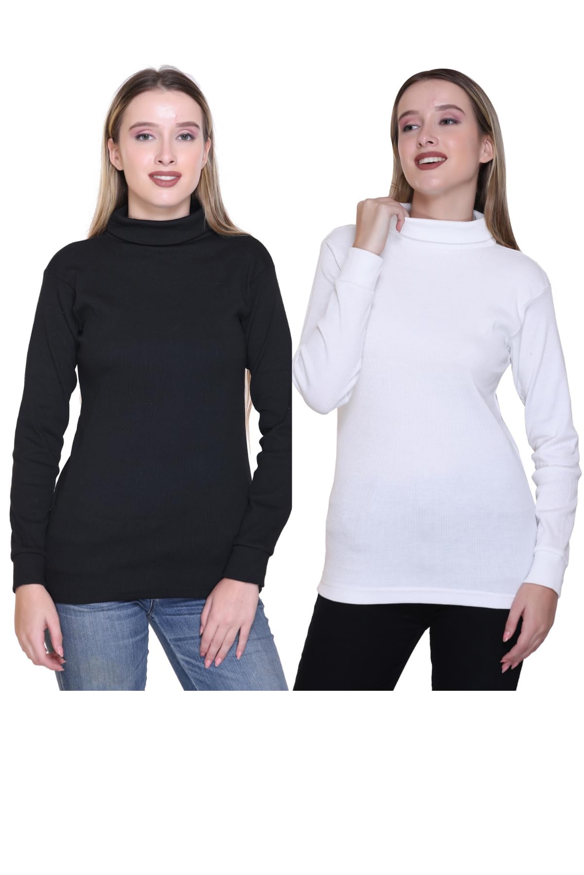 Women's Cotton Wool Stylish Turtle Neck Sweater | Winter Turtle Neck Sweater for Women | High Neck Pullover Sweater, Full Sleeve Winter Sweater for Women-picture-48