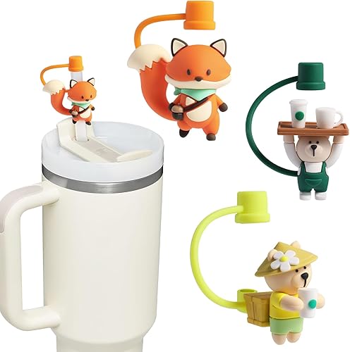 Stanley - Funda de popote para vaso Stanley de 20, 30 y 40 onzas, accesorios de copa Stanley, tapa de popote para todos los popotes grandes de boca