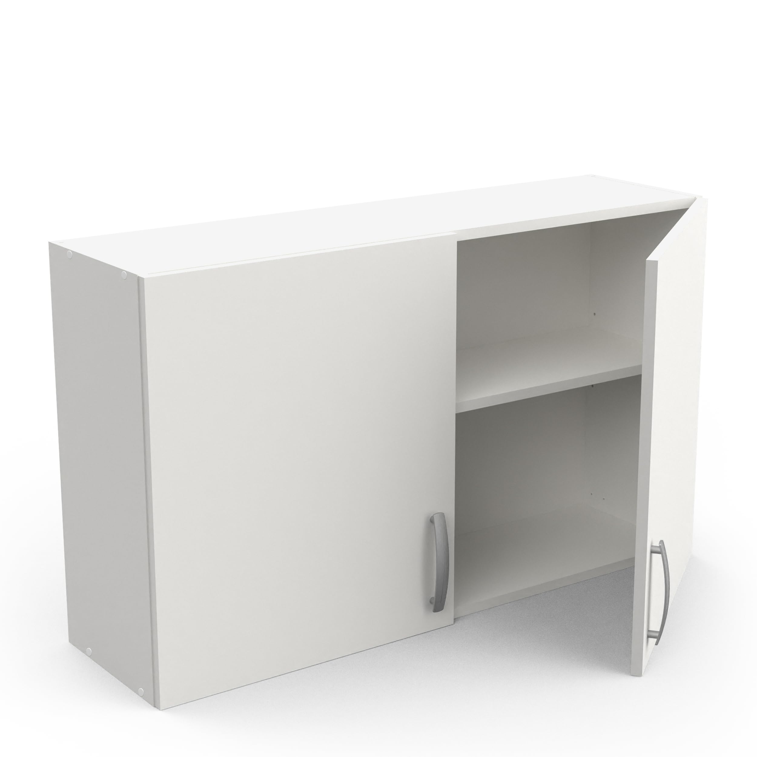 Demeyere 13 CASA Adria 'A1 Suspendue 100 cm 2 Ante. Dim. 100 * 28 * 60H cm. melamina. Blanc.