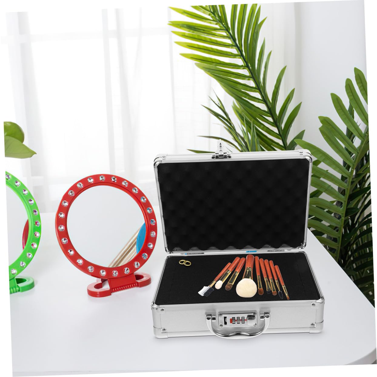Ipetboom Cassetta Attrezzi Alluminio Organizer Portatile Contenitore Portautensili Resistente per Impieghi Gravosi
