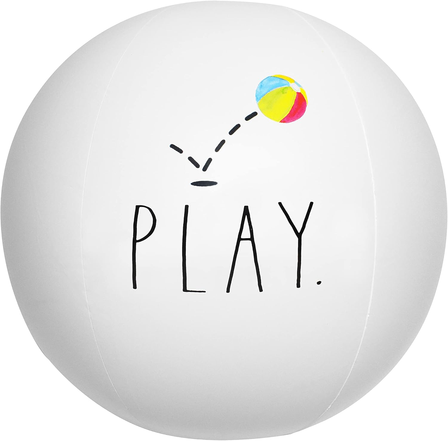 Coconut Float Rae Dunn Large 27 Inch Inflatable Beach Balls - Great for Summer Parties & Swim Events