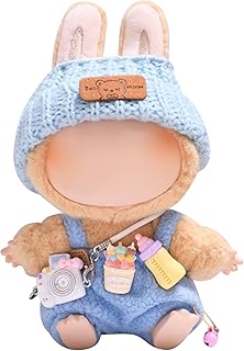 TYXHXTF Ropa de Muñeca para La-BU, Ropa de Peluche de 17 cm para BU-BU, Ropa de Muñeca de 17 cm para muñecas Pop-la-BU-BU,...