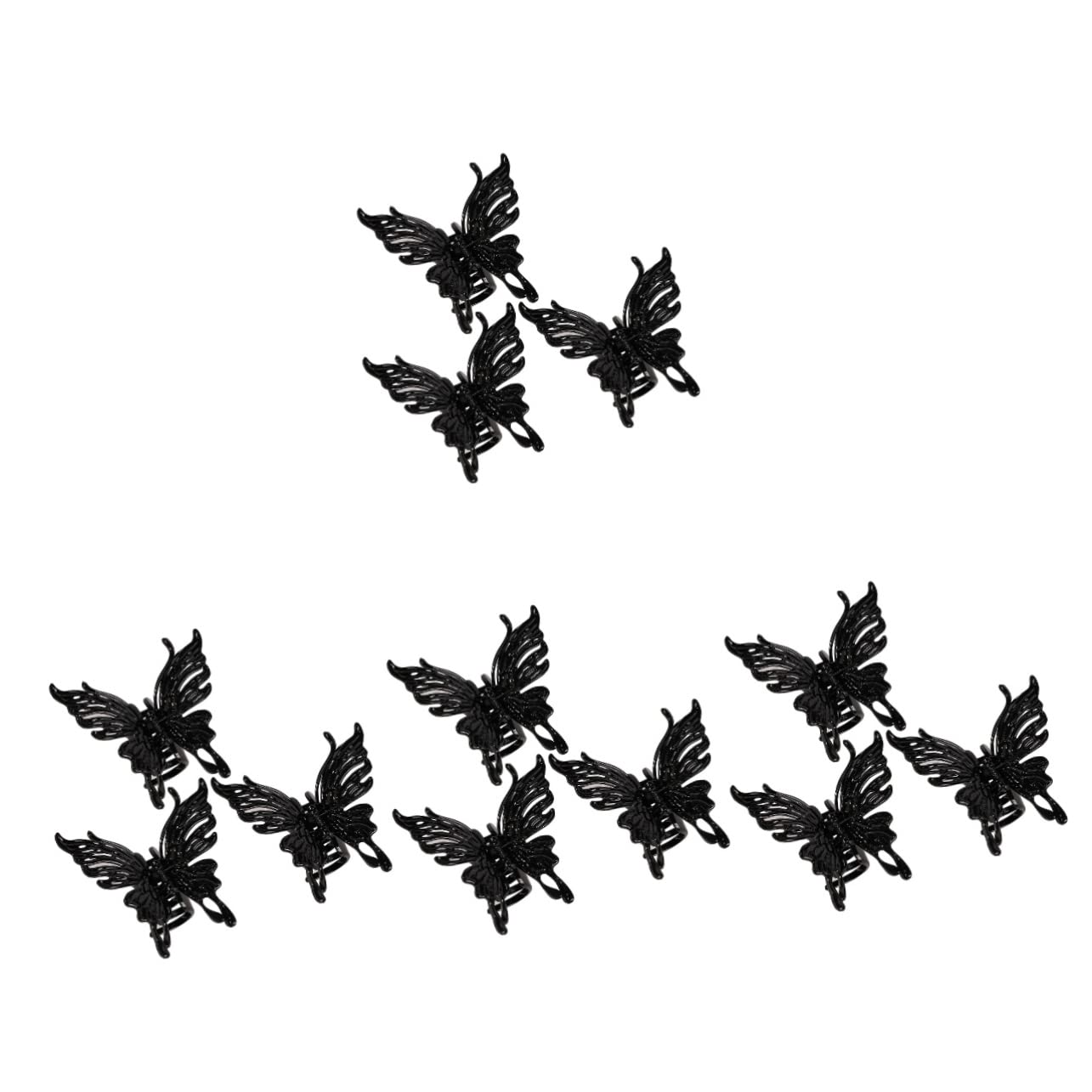 minkissy 12pezzi Fermagli Per Clip Grandi Da Farfalle Accessori Per Acconciature Eleganti e Versatili Per Donne e Ragazze Per Lunghi Corti e Sottile