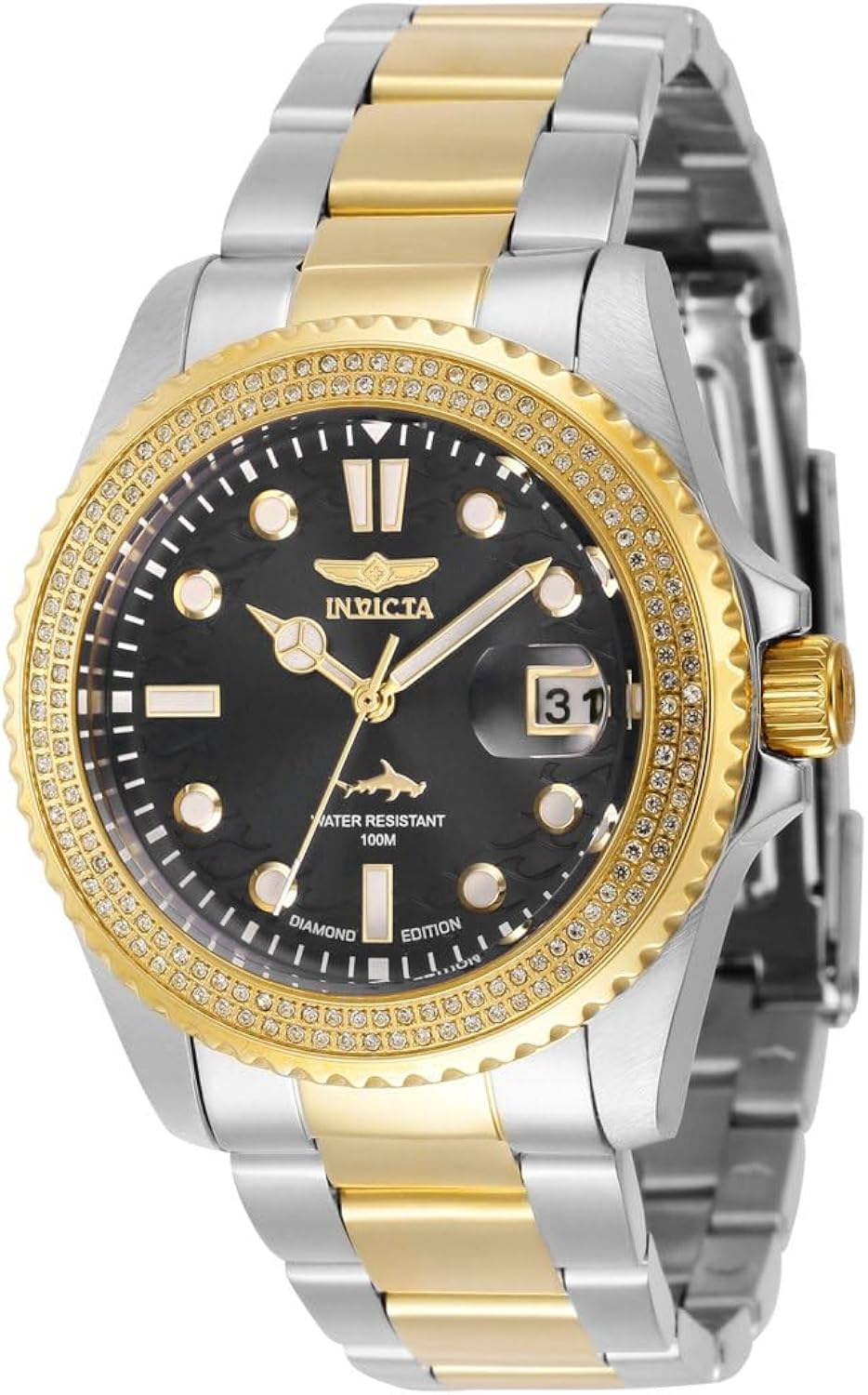 Invicta Pro Diver 37981 nero Orologio Donna Quarzo - 38mm - Con 180 diamanti Invicta Pro Diver 37981 nero Orologio Donna Quarzo - 38mm - Con 180 diamanti
