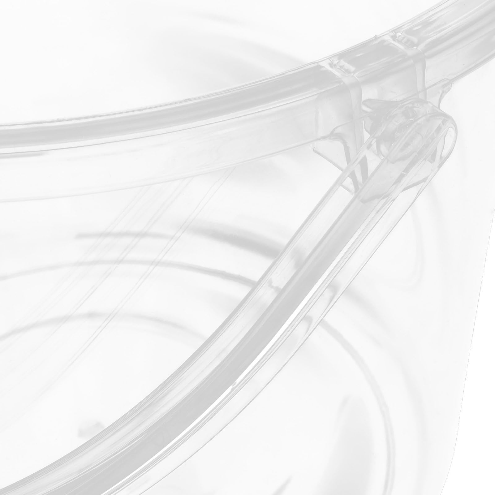 Seau avec Poignée en Plastique Transparent de Grosse Capacité, Réutilisable et Confortable à Porter pour Buanderie et Nettoyage Domestique