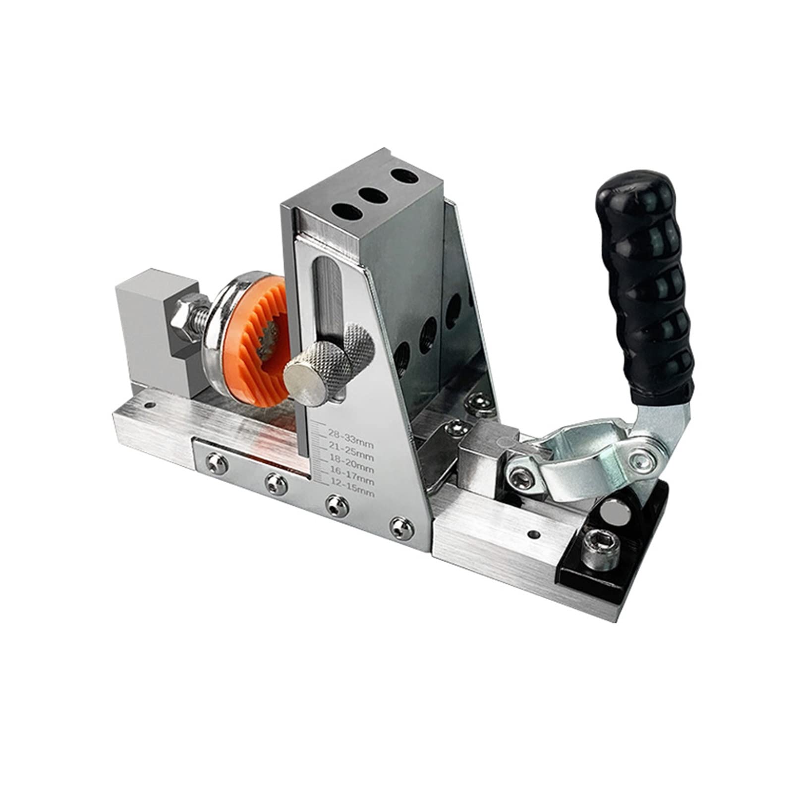 Calibre digital, Kit de plantilla for agujeros de bolsillo, brocas de localizador de agujeros oblicuos for carpintería, juego de guía de taladro de ángulo de 15 grados, perforador de agujeros, herrami