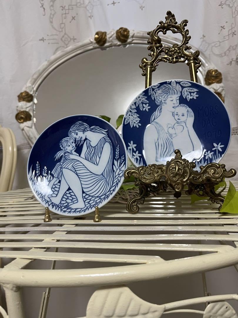 ロイヤルコペンハーゲン　プレート　2枚 ブルーフルーテッド フルレース プレート 2枚セット|ロイヤル