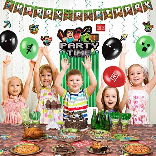Decorlife FTL-QDA095 Pixel Game Birthday Party Decorations thumb #6