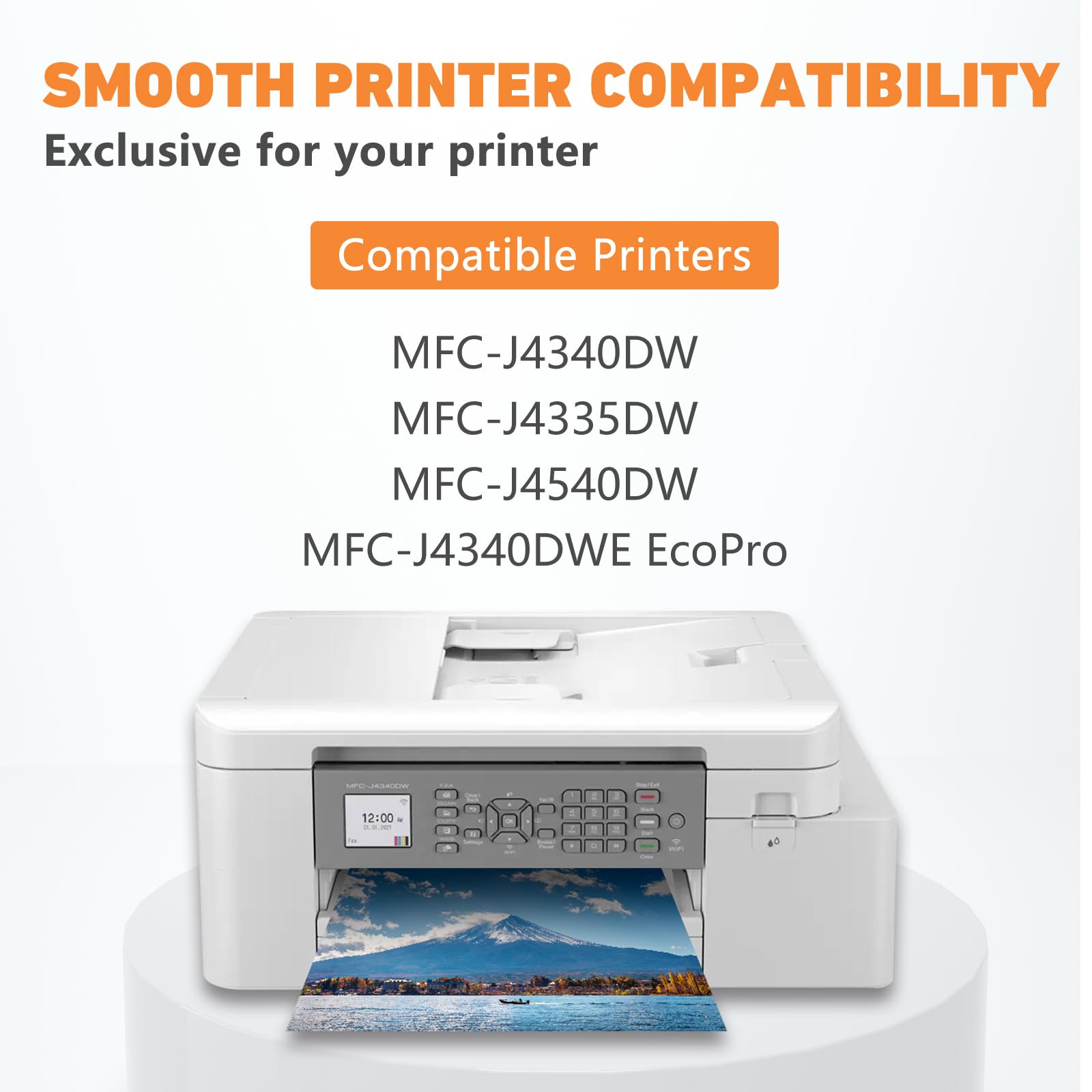 Lot De 8 Cartouches LC426XL Compatibles Brother - 2 Noir, 2 Cyan, 2 Magenta, 2 Jaune | Pour MFC-J4335DW/J4340DW/J4540DW