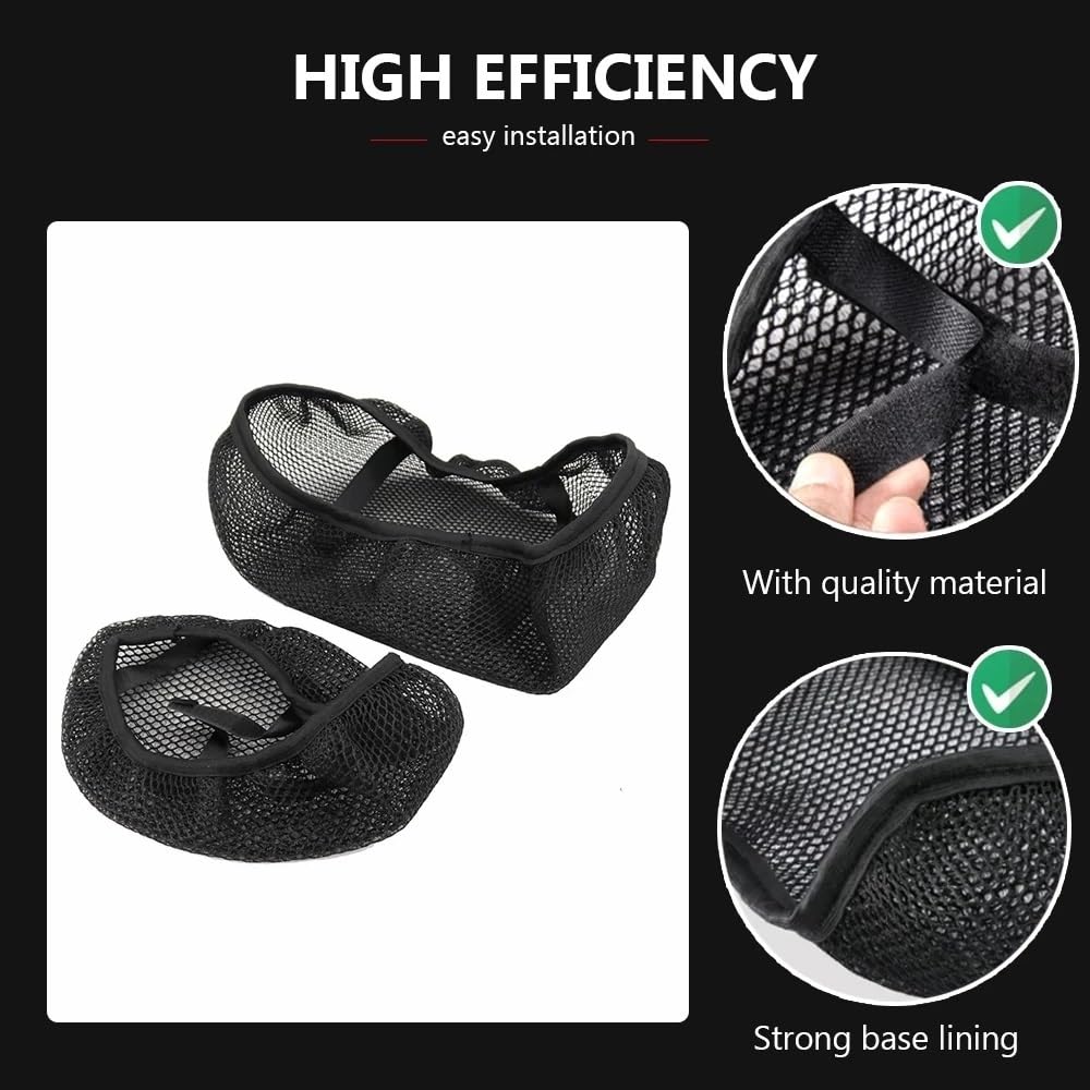 Copri Sella Scooter Cuscino Traspirante Con Rivestimento In Tessuto A Rete In Nylon Moto Per Dominar 400 UG Dominar400
