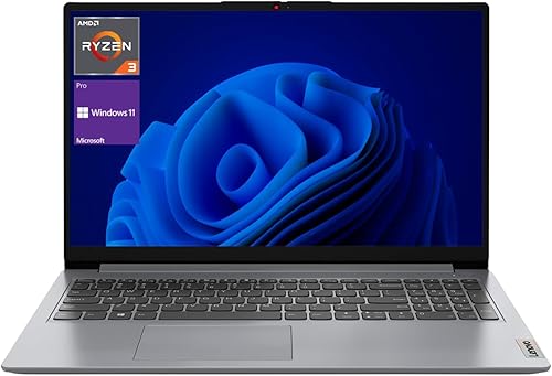 Lenovo IdeaPad 1 - Computadora portátil, pantalla FHD de 15.6 pulgadas, procesador AMD Ryzen 3 7320U (Beat i3-1115G4), 8 GB de RAM, 256 GB SSD,