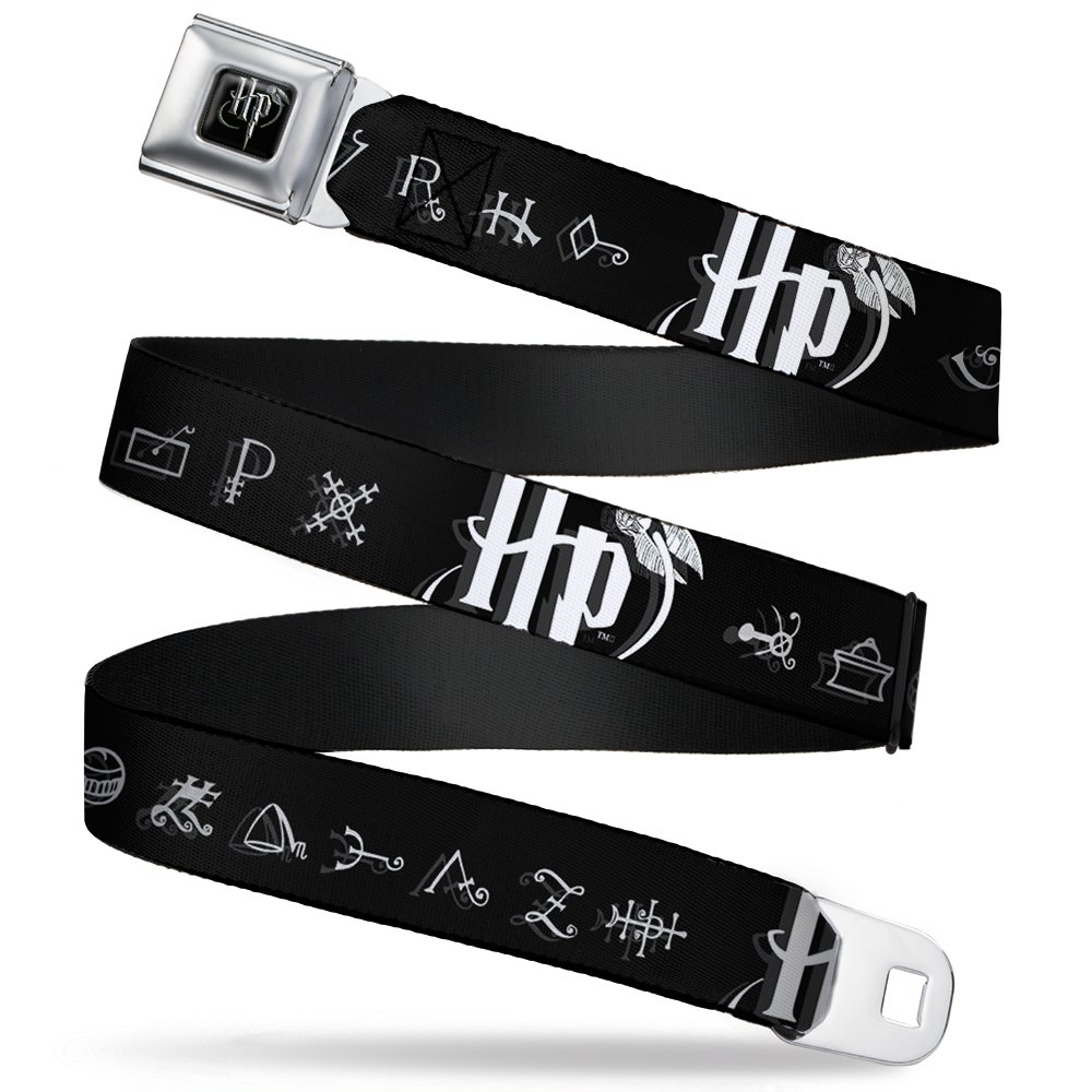 Cinturón Harry Potter de nailon ajustable con hebilla metálica coche 8