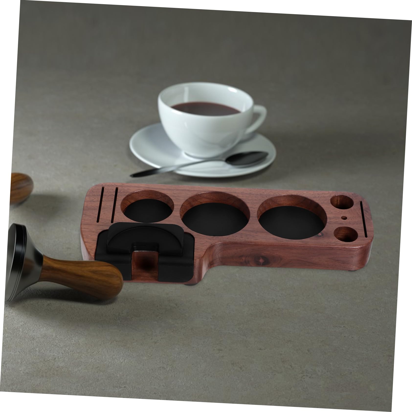 ULTECHNOVO Siebträger Halterung Wand Kompakt und Leicht für 51-58mm Siebträger Tamper und Verteiler Praktisches Kaffeezubehör