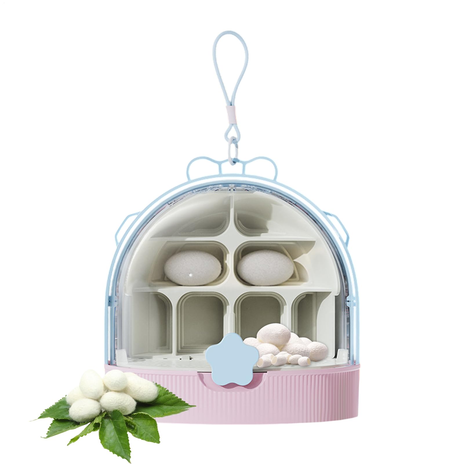 De Cría De Seda – Contenedor De Crianza De Observación De Insectos, Hábitat Transparente para | Insectos Educativos, Estuche De Crianza De Caracoles Mariposas, Vivarium Mascota — view 8