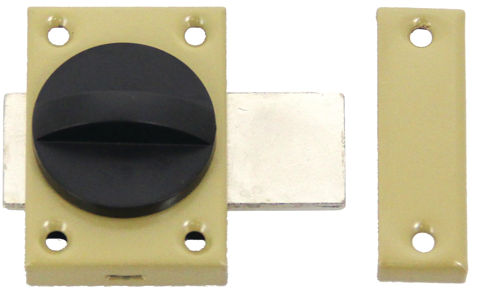 Verrou targette bronze plat - 25 mm - Vachette
