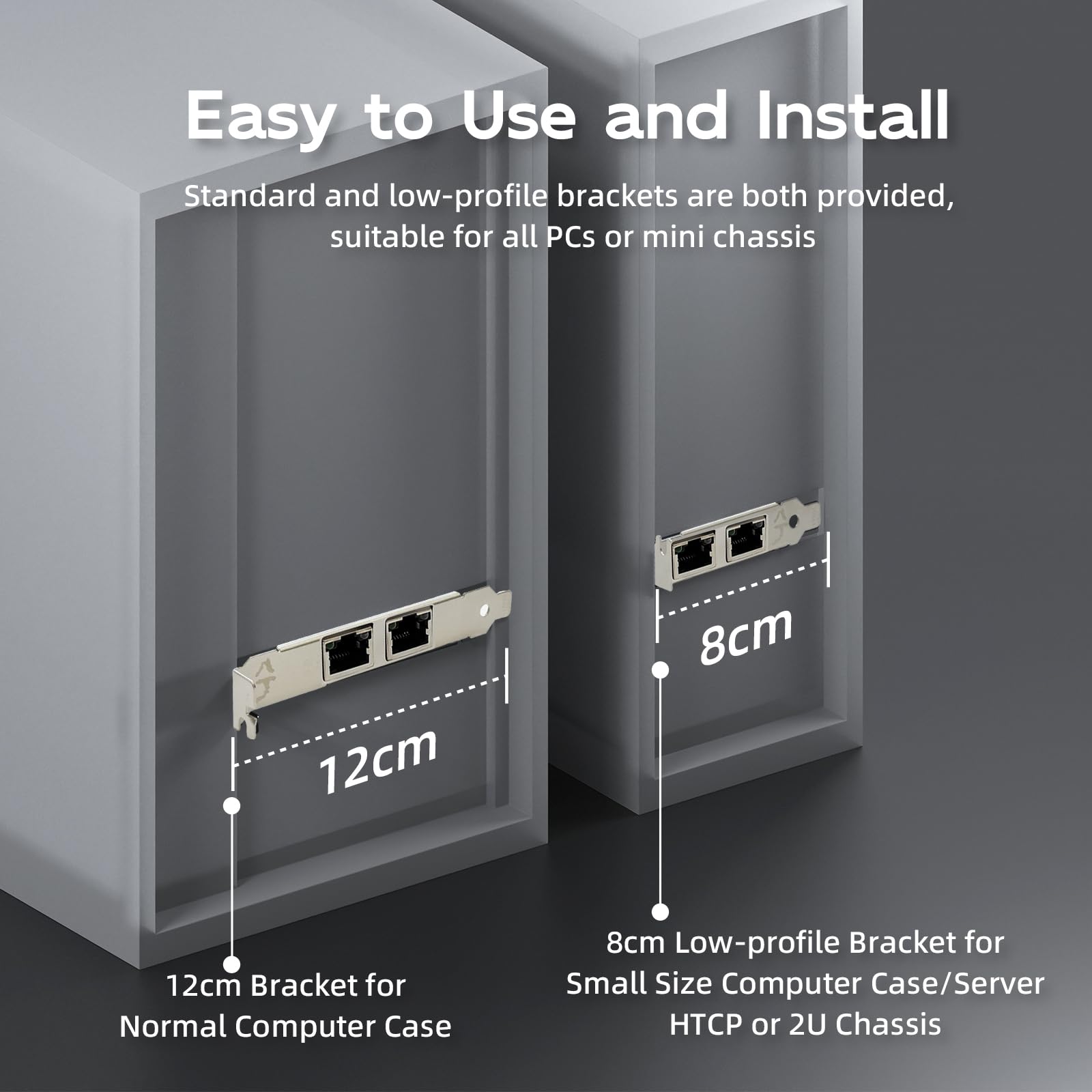 XikeStor Scheda di rete 2,5 Gb PCIe con chip I226-V, adattatore di rete 2,5GBase-T NIC, porta LAN RJ45 Ethernet Gigabit 100/1000/2500 Mbit/s, PCIe 3.1 X1 (PCIE 2.5G x 2)