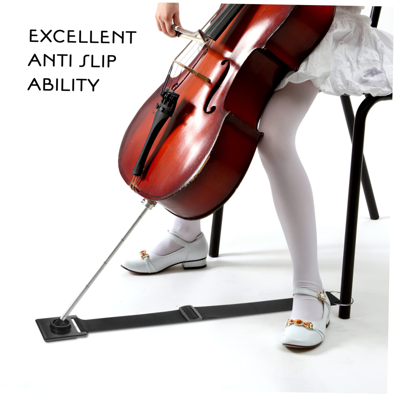 Cellist Equipment SUPVOX Metal Cello Anchor Stopper - Non-Slip End Pin Rest With Two Positioning Holes Music Instrument Accessories Cellist Equipment SUPVOX Metal Cello Anchor Stopper - Non-Slip End Pin Rest With Two Positioning Holes Music Instrument Accessories