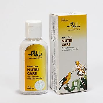 Pakhi NUTRI Care, 25gm Each (Super Care Pack of 5+1 Units) Get Free Worth Rs.90/- Nutri Provita, Birds Health Care Powder Supplements