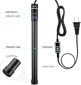 水槽用　投げ込みヒーター Amazon.co.jp: 水槽 ヒーター 小型 投げ込みヒーター 水槽