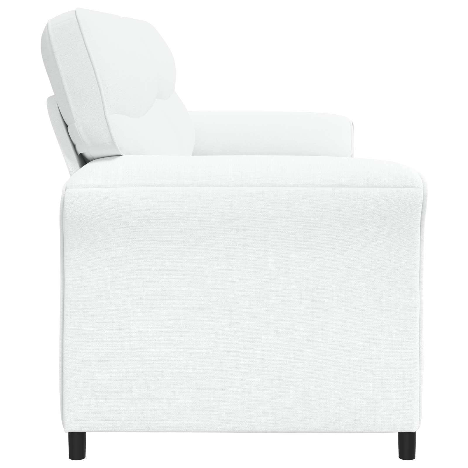 Sofá moderno tapizado con marco de metal y relleno de espuma, elegante sofá para el salón, diseño estable con reposabrazos flexibles, funda de tela de poliéster duradera